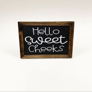 Hello Sweet Cheeks Bathroom Decor